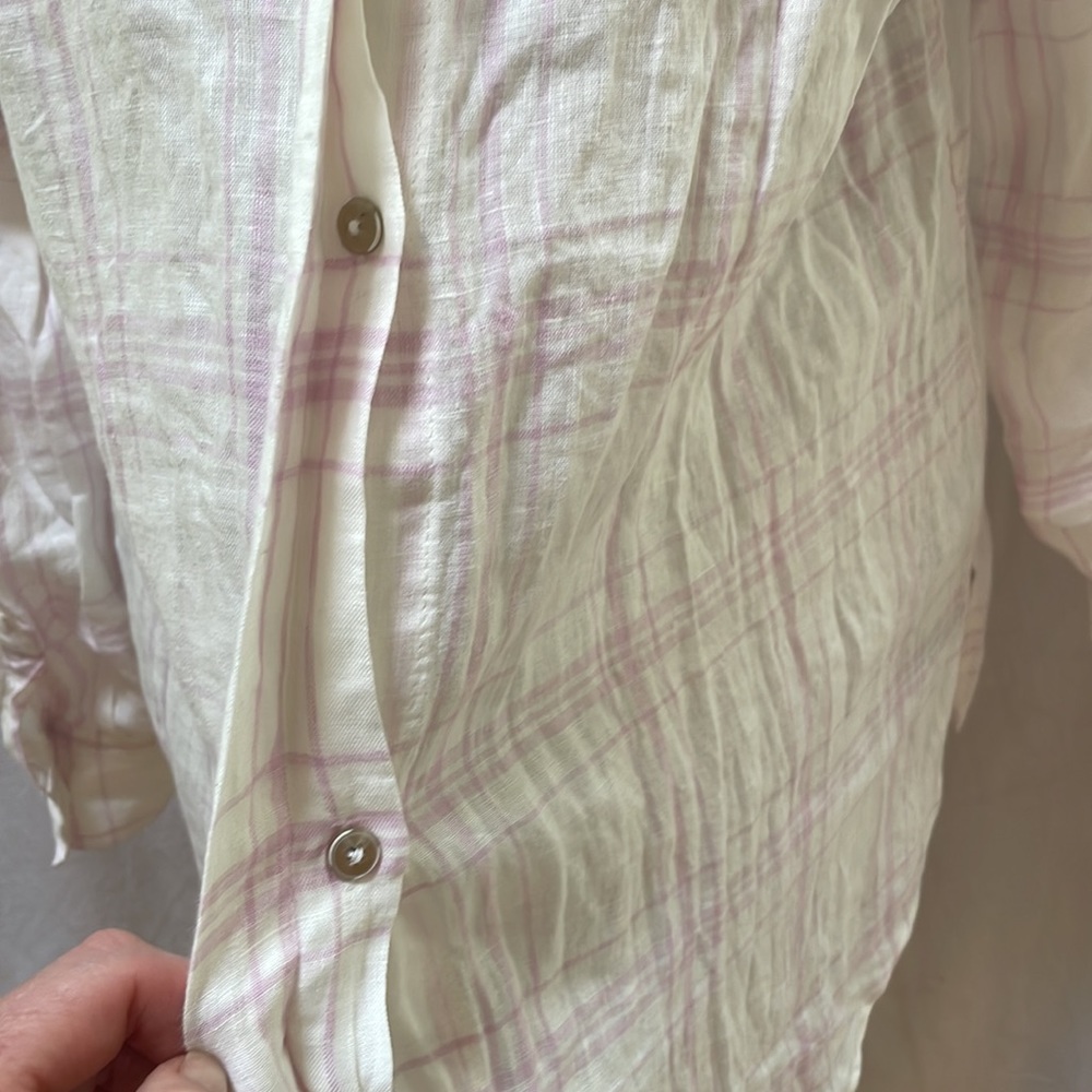 Free People Linen button down - Picture 3 of 4